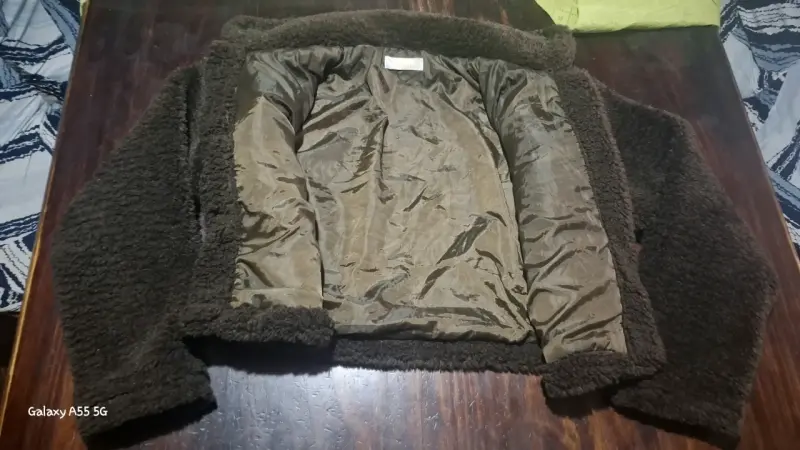 Chaqueta de lana marrón - 3