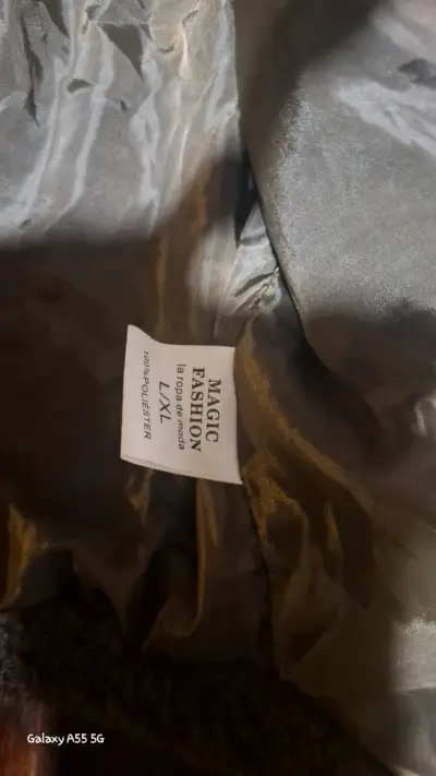 Chaqueta de lana marrón - miniatura 4