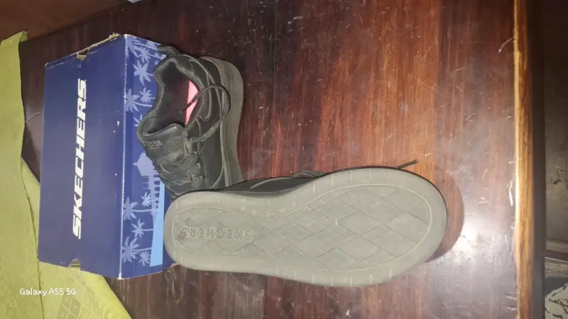 Zapatillas negras Skechers - 4