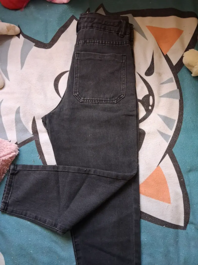Jeans negros casuales - 4