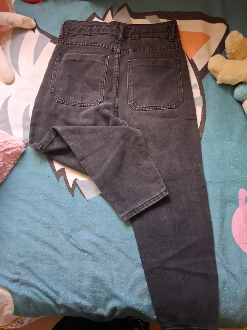 Jeans negros casuales - 5