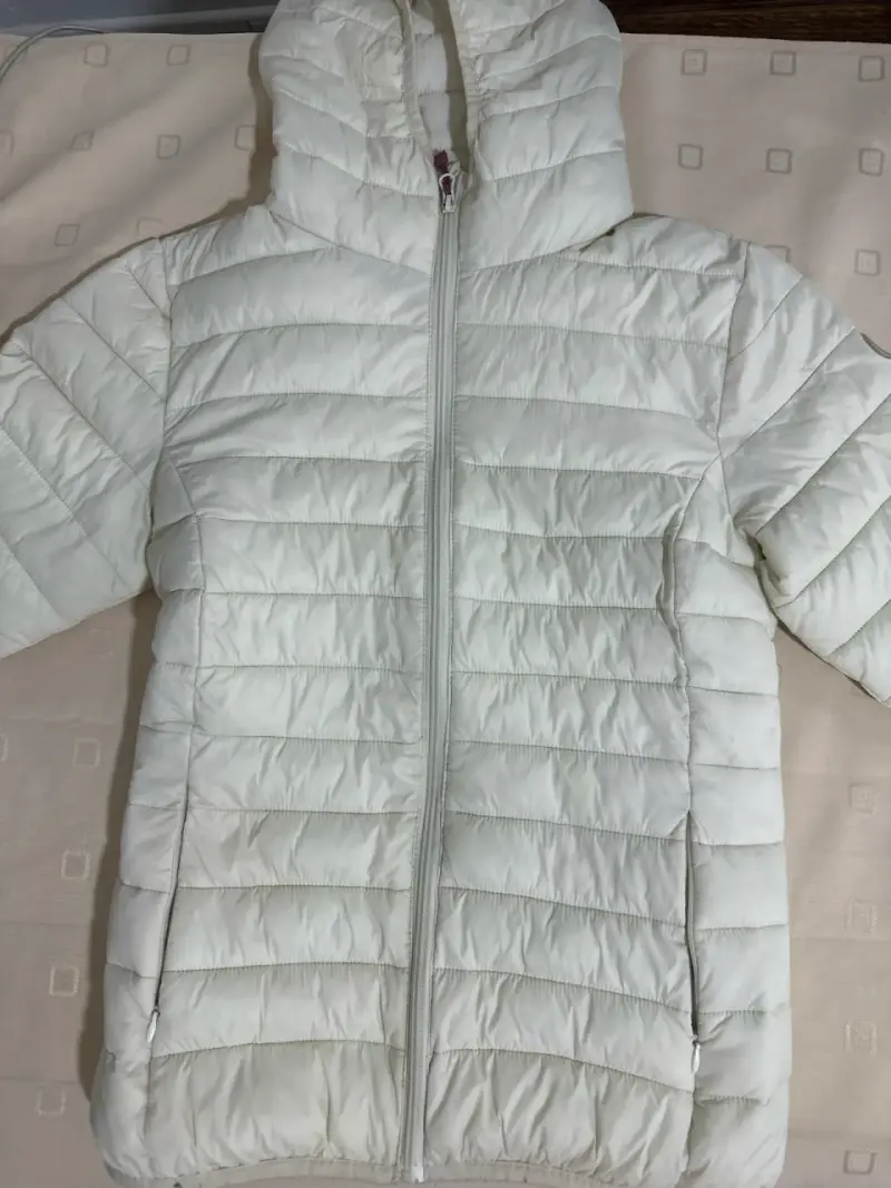 Chaqueta blanca acolchada - 1