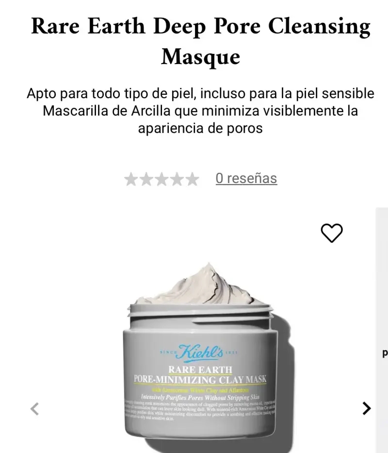 Mascarilla Rare Earth Deep Pore