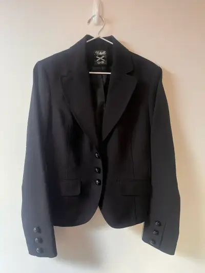 Blazer negro para mujer - miniatura 1