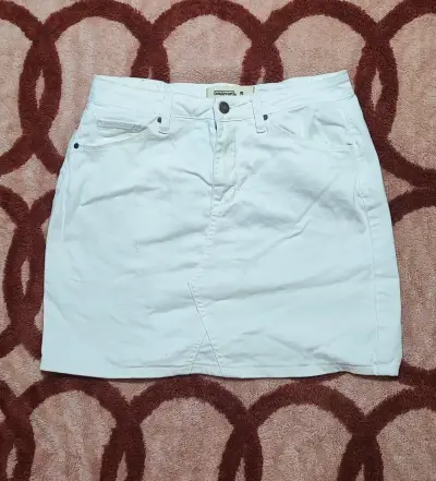 Mini falda y pantalón blanco - miniatura 1