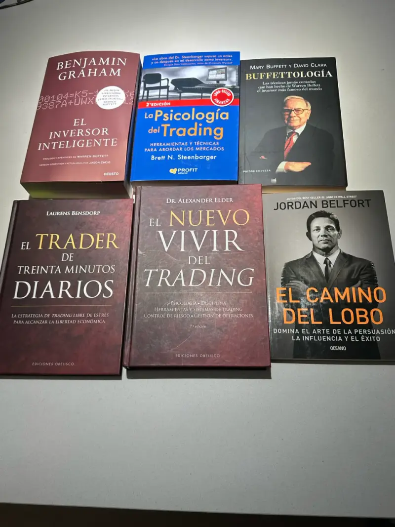 Colección libros sobre trading y finanzas