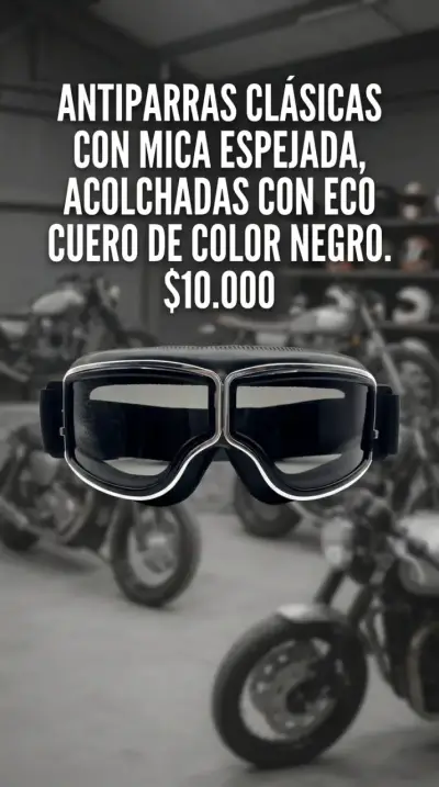 Antiparras clásicas negras - miniatura 1