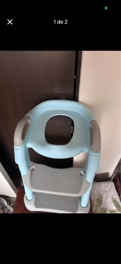 Adaptador de baño plástico infantil - miniatura 2