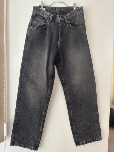 Jeans grises baggy Zara - miniatura 1