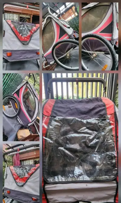 Remolque de bicicleta para niños - miniatura 1