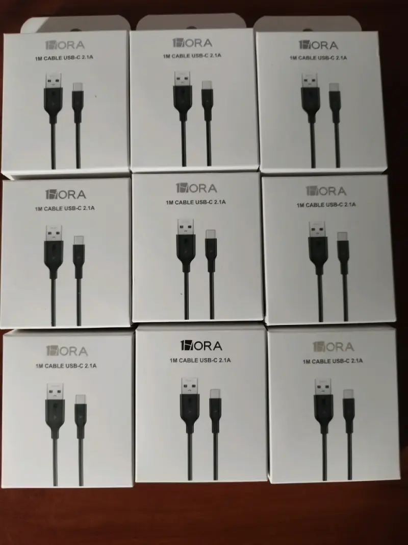 Cables USB-C 1M 2.1A Marca Hora - 1