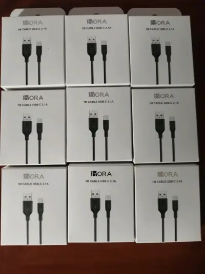 Cables USB-C 1M 2.1A Marca Hora - miniatura 1