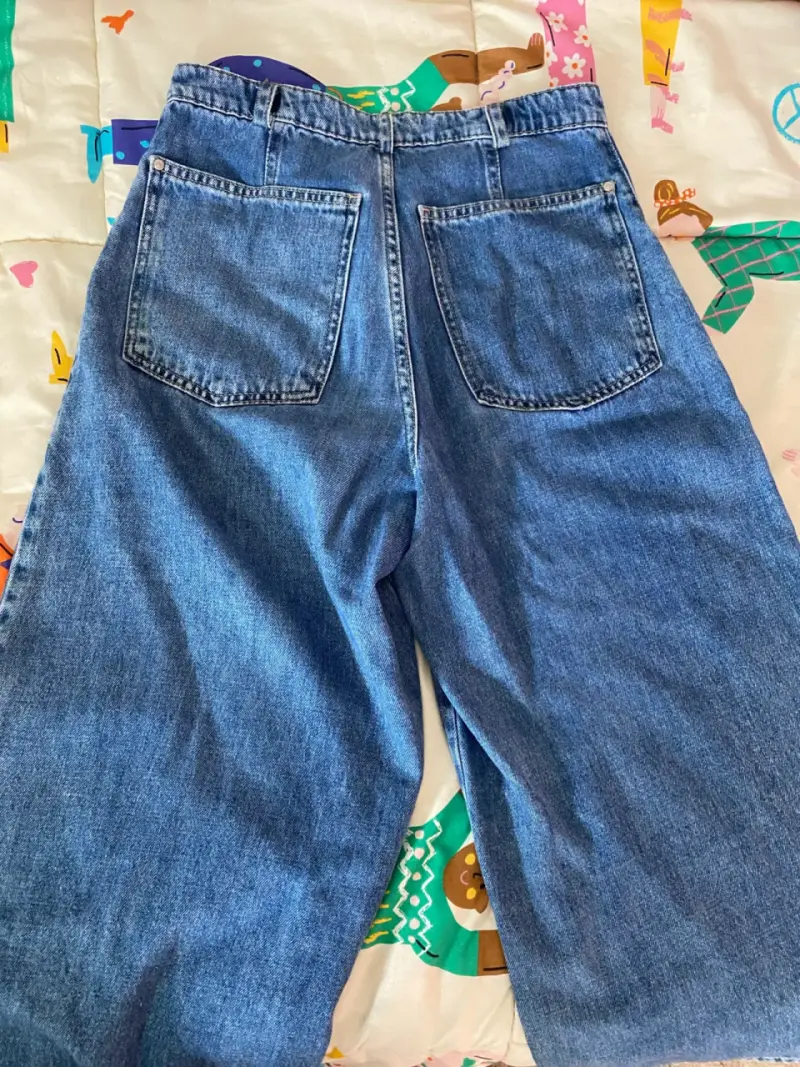 Jeans culotte azul Basement - 3