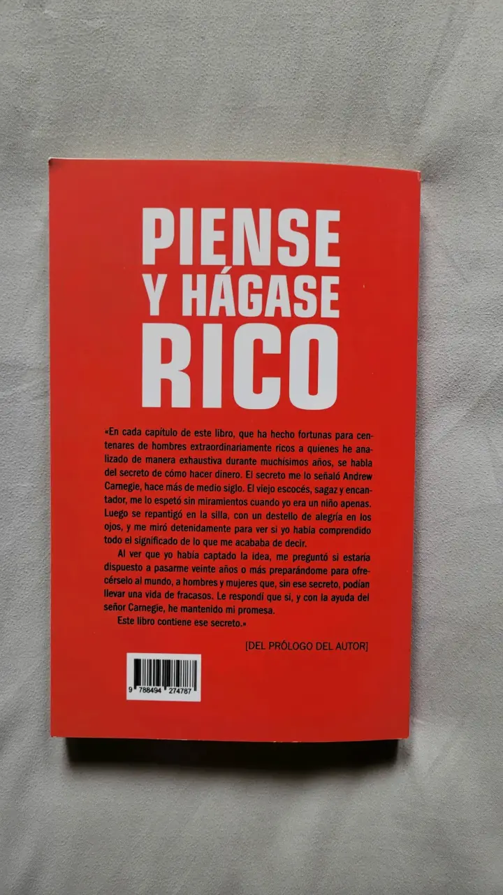 Libro Piense y Hágase Rico - 2