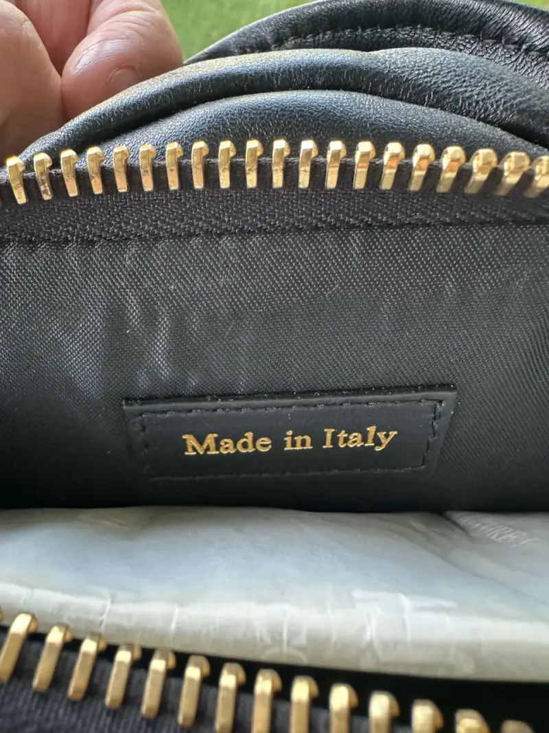 Cartera Clutch Moschino negra original - 6