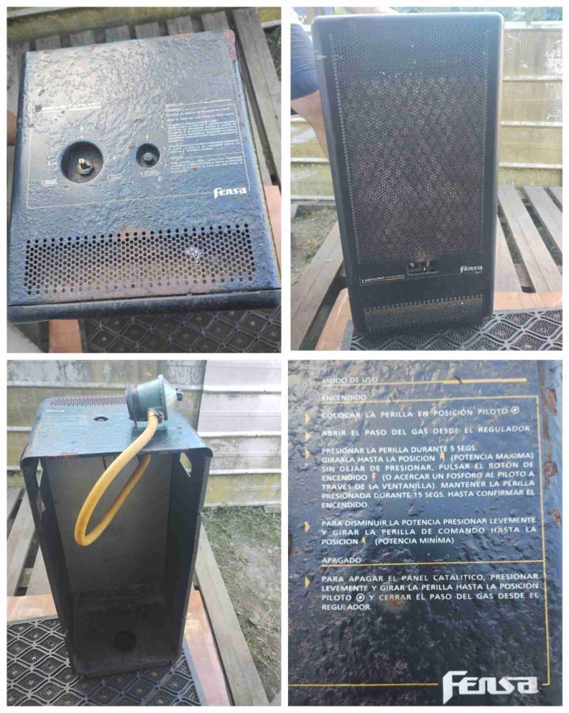 Calefactor a gas Fensa usado