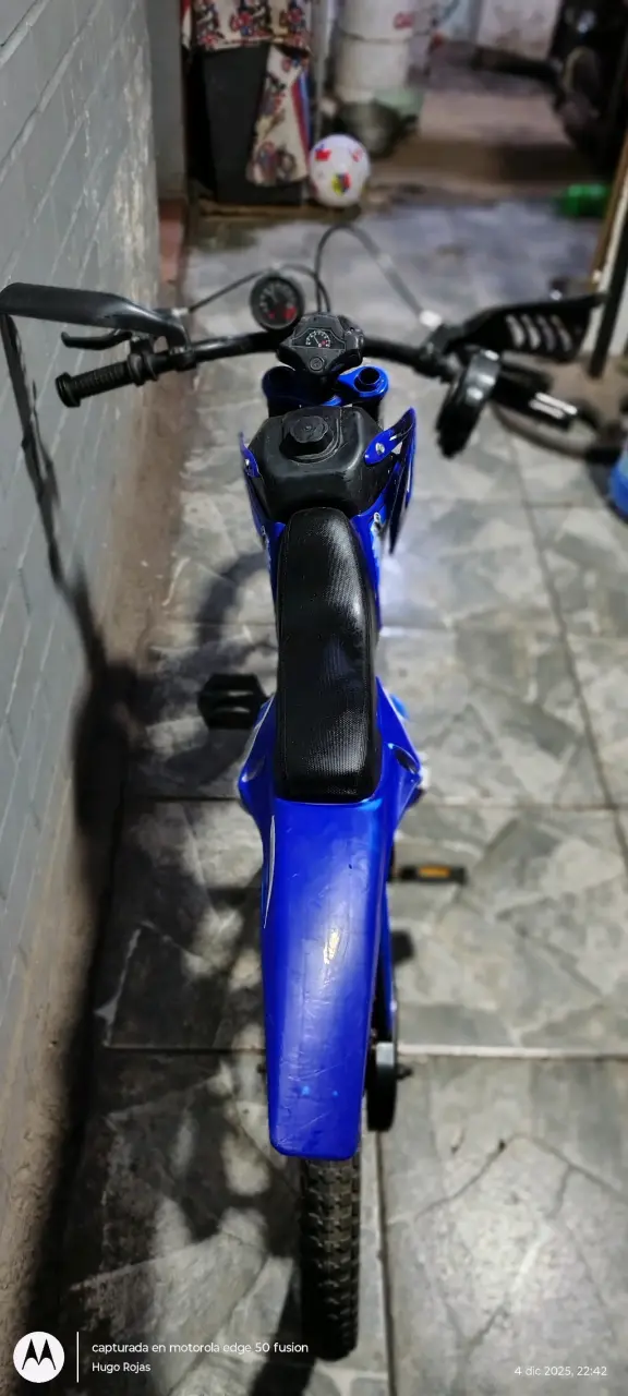 Bicicleta infantil azul - 3
