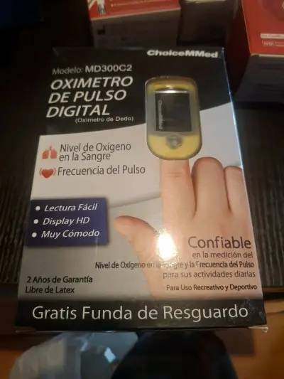 Oxímetro y glucómetro digitales - miniatura 5