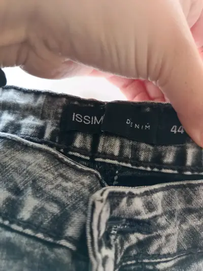 Pantalón gris estilo vintage - miniatura 4