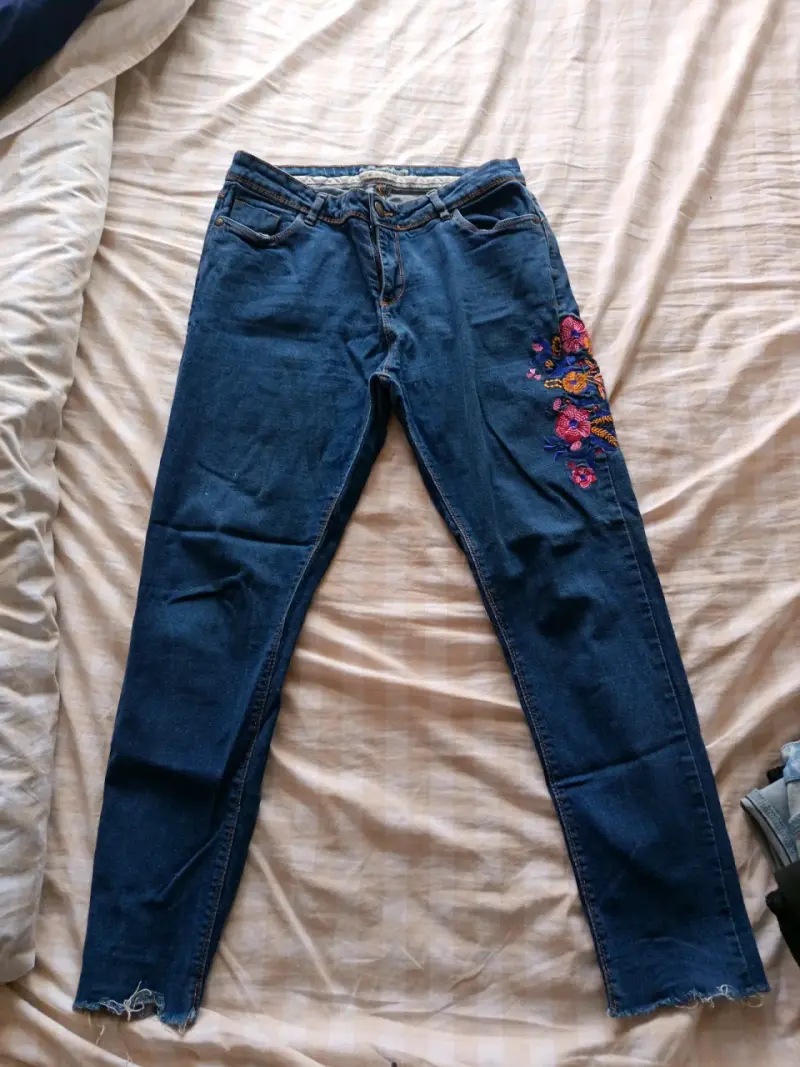 Jeans bordados mujer - 3