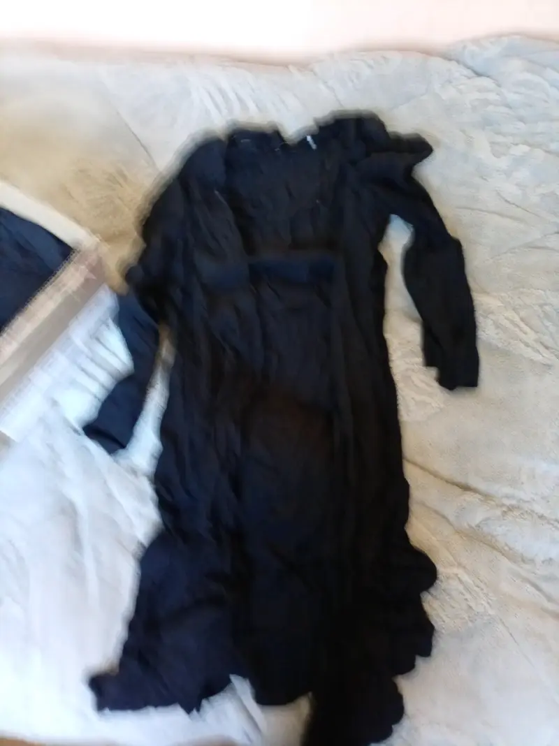 Vestido negro largo