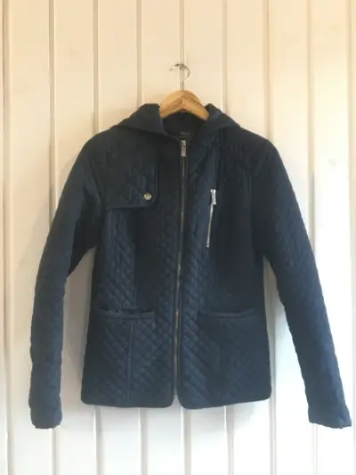Chaqueta acolchada azul marino - miniatura 1