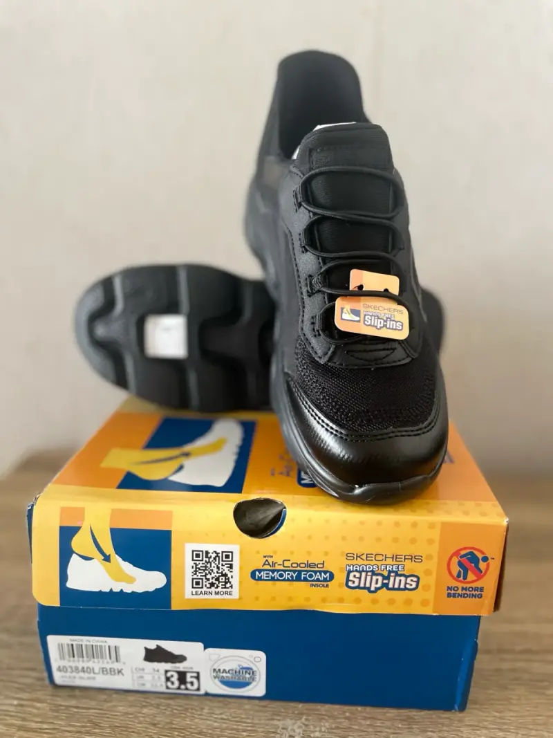 Zapatillas negras Skechers Slip-ins - 2