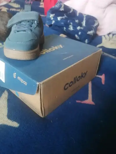 Zapatos para niños Colloky azules - miniatura 1