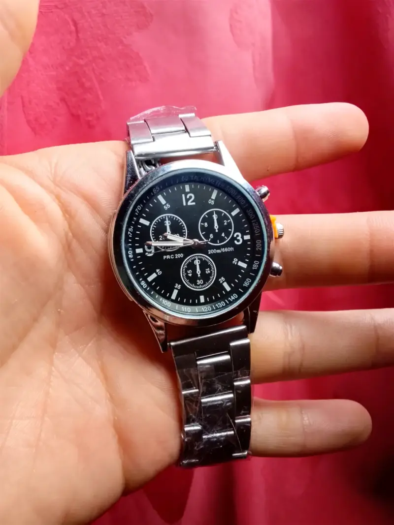 Reloj elegante nuevo plateado - 1