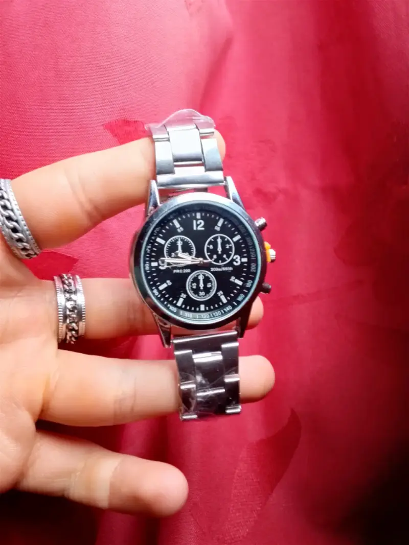 Reloj elegante nuevo plateado - 2