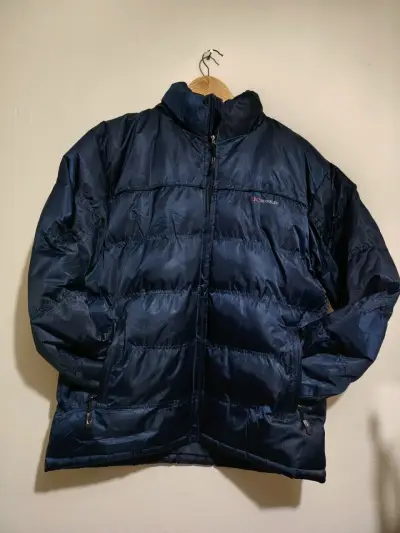 Chaqueta acolchada gris con negra - miniatura 5