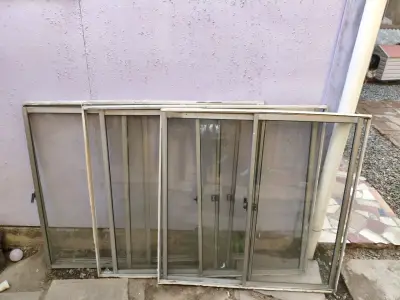 3 Ventanas correderas de aluminio - miniatura 1