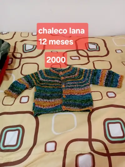 Chaleco de lana para bebé - miniatura 1