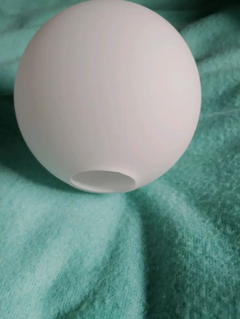 Pantalla de lámpara esférica (2.5cmx5cm) 10mil - 2