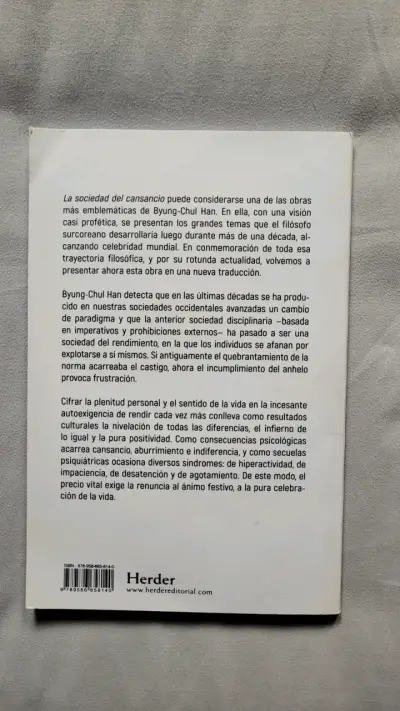 Libro La Sociedad del Cansancio - miniatura 2
