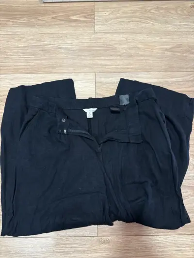 Pantalones negros sueltos - miniatura 1
