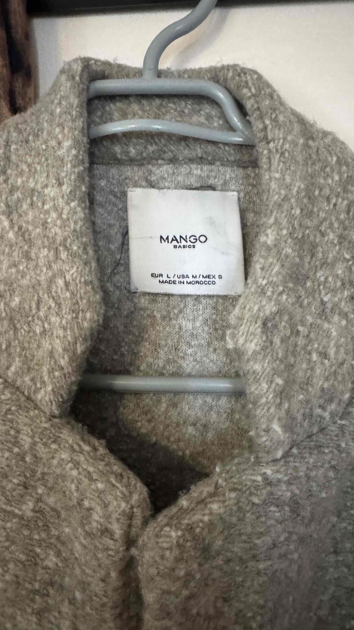 Abrigo gris Mango - 2