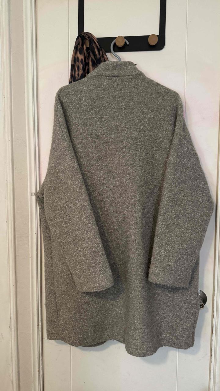 Abrigo gris Mango - 4