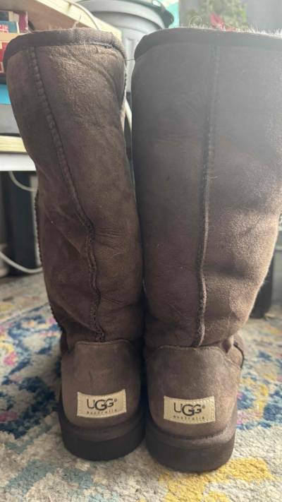 Botas de gamuza UGG marrón - miniatura 1