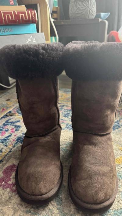 Botas de gamuza UGG marrón - miniatura 3