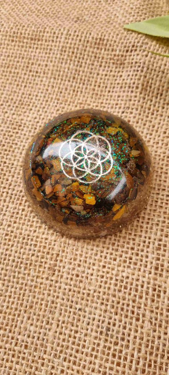Orgonita decorativa con cobre - 2