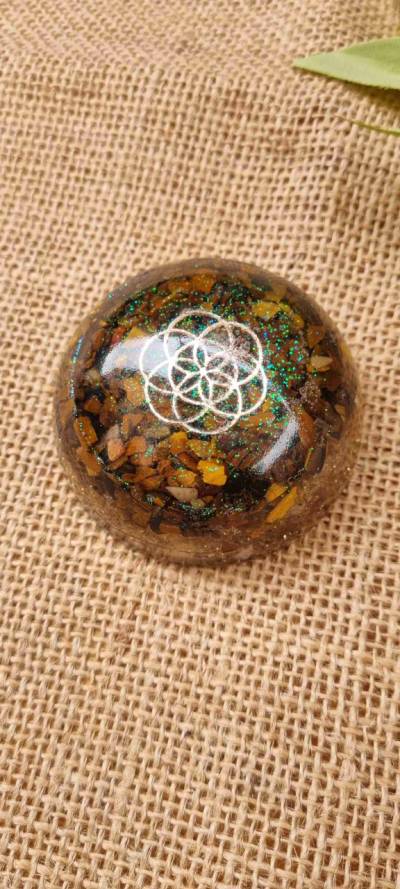 Orgonita decorativa con cobre - miniatura 2
