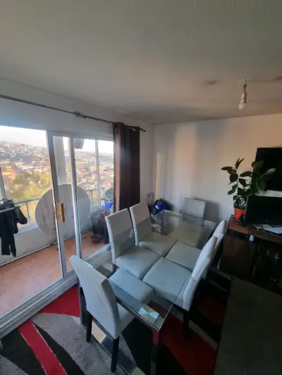 Mesa comedor vidrio con 6 sillas - miniatura 2