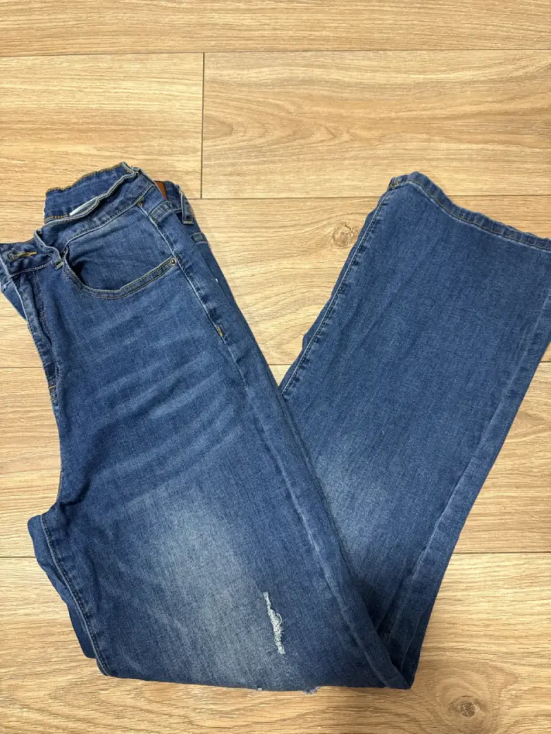Jeans azul desgastados - 1