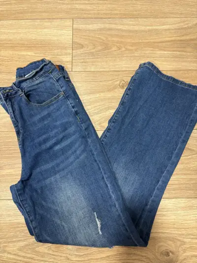 Jeans azul desgastados - miniatura 1