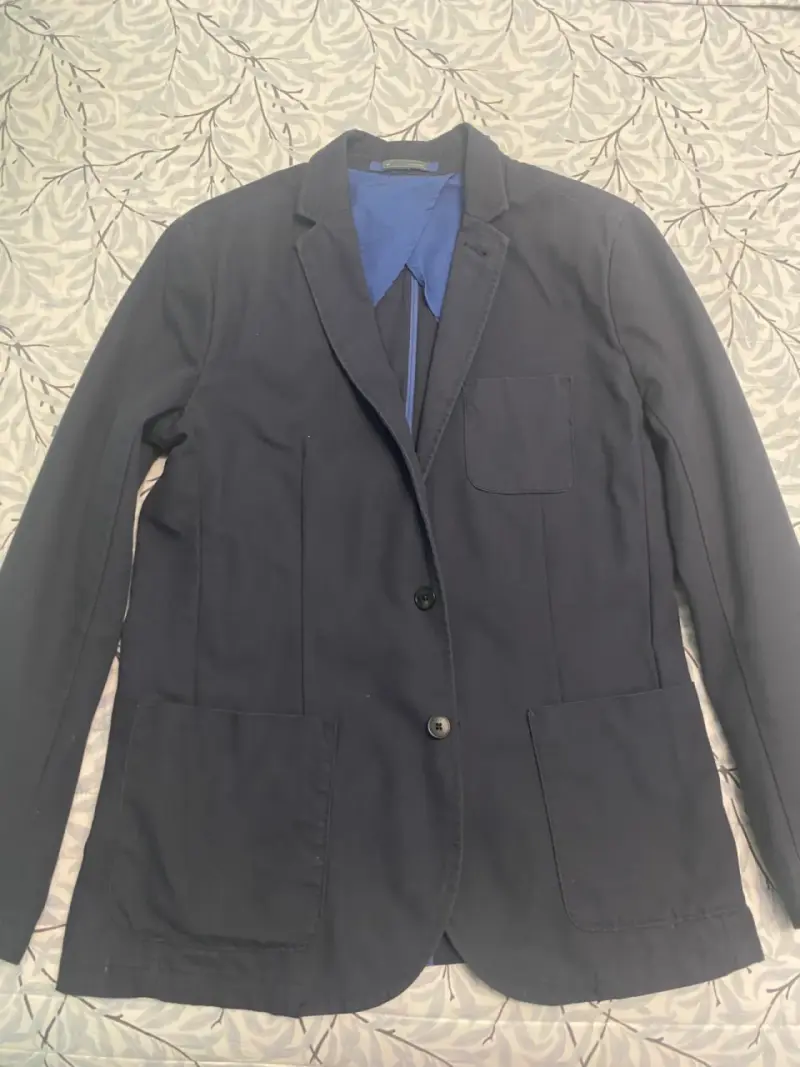 Blazer azul marino para hombre