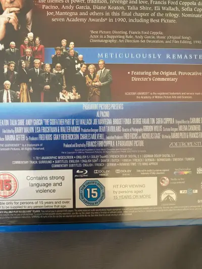 Blu-ray El Padrino Parte III - miniatura 3