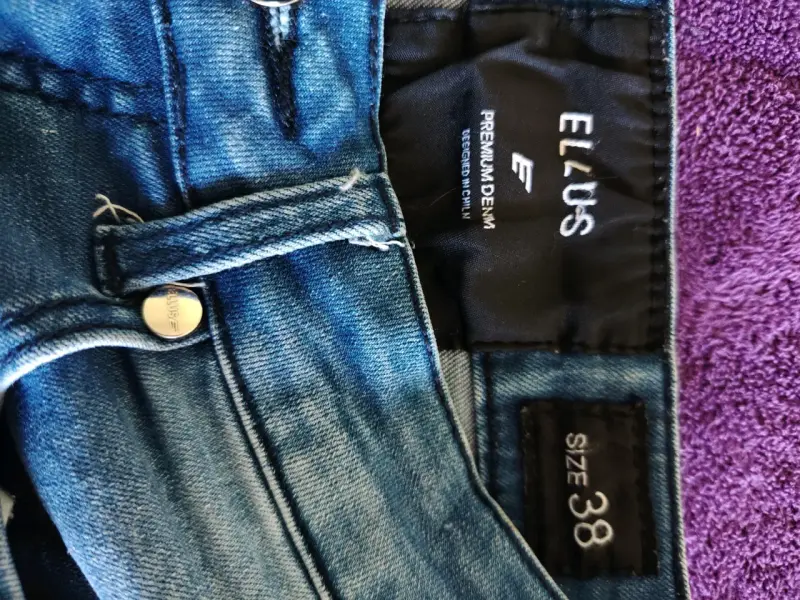 Jeans de mezclilla azul - 2