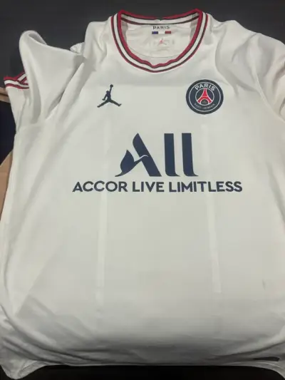 Camiseta PSG blanca replica - miniatura 1