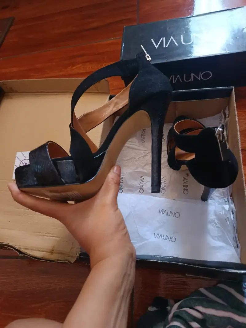Zapatos de tacón Via Uno negros - 2
